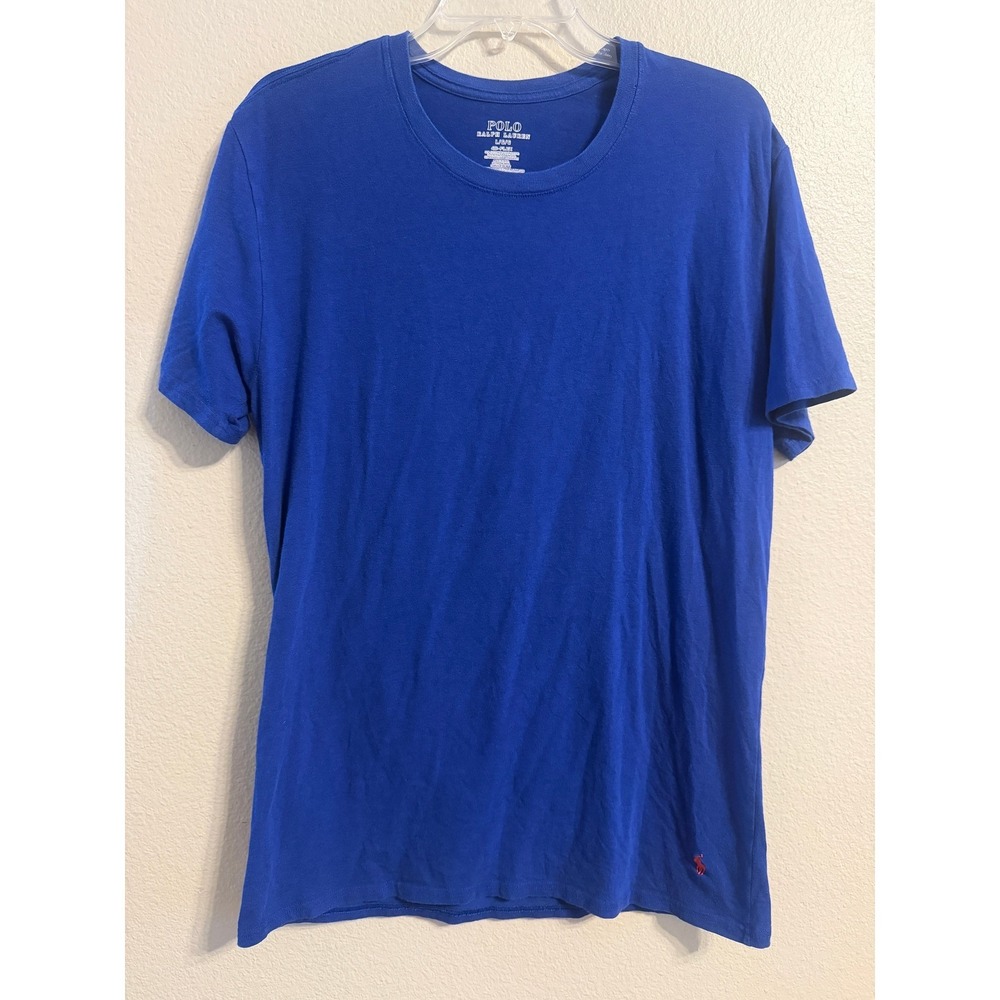 Polo Ralph Lauren Men's Royal Blue 4D-Flex Cotton Blend T-Shirt Size L/G